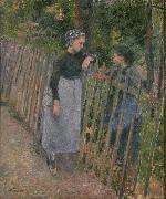 Camille Pissarro Conversation Sweden oil painting artist